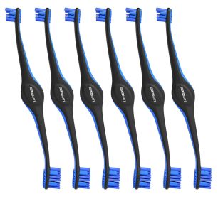 6 Pack BrushMate Pet Toothbrush (Color: Blue)